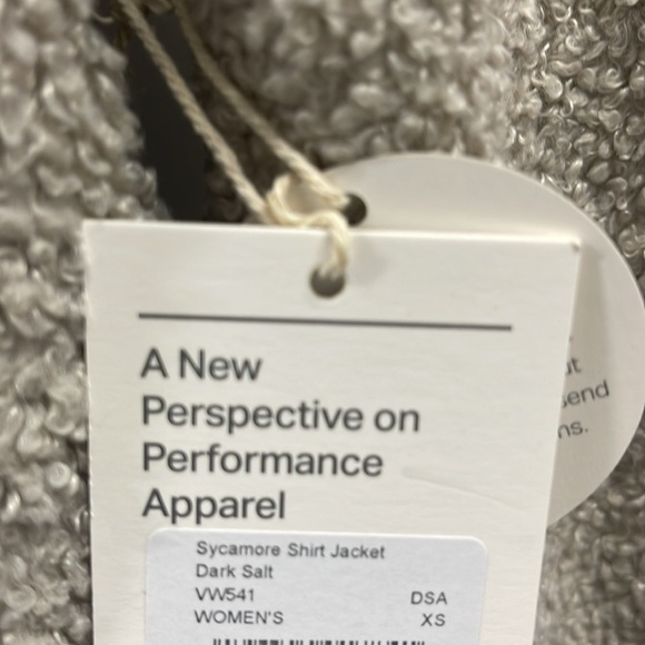 New with tags very popular Sycamore shirt jacket color is dark salt XS - Picture 3 of 5